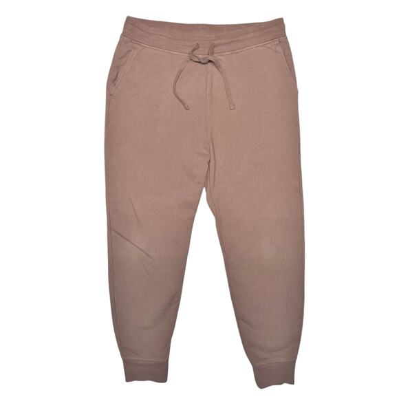 GIRLFRIEND COLLECTIVE 50/50 High-Rise Jogger Sweatpants in Coffee Brown Size 6/L - Picture 2 of 6